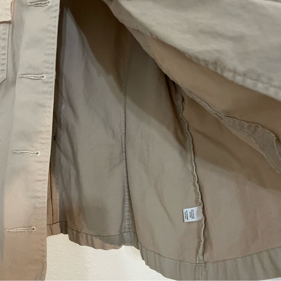 Cato Women's Utility Jacket in Tan size 18/20 large button cotton feminine chic - Picture 5 of 8
